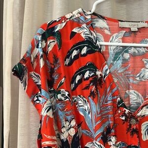 Loft shirt dress with tie belt, 14